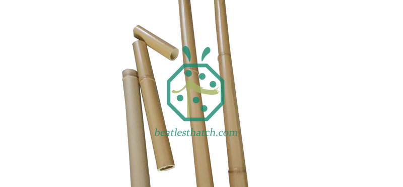 Poteaux en bambou en plastique de haute qualité