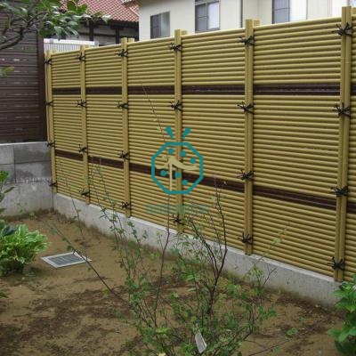 Perfect Aesthetic Imitation Bamboo Poles Used for Park Fence